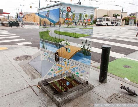 Street Art and Graffiti in North Park: Electrical Boxes are Public 